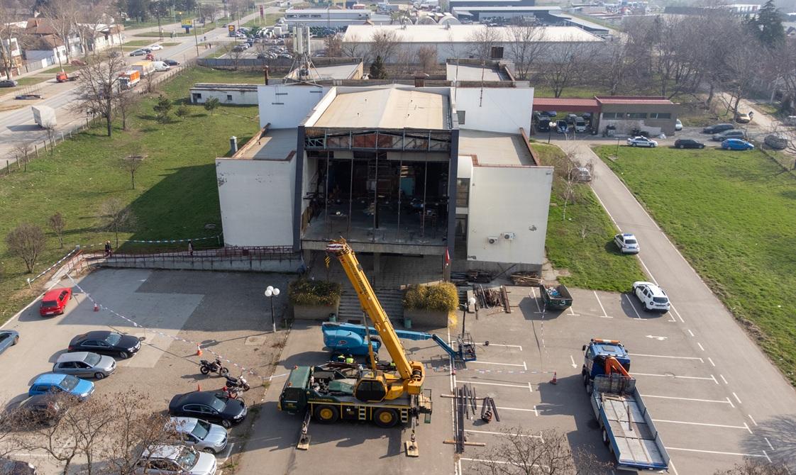 Радови на обнови објекта Полицијске станице у Руми